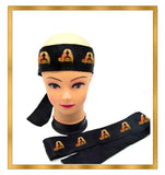 "SHEE PROTECTED" BONNET & SATIN WRAP